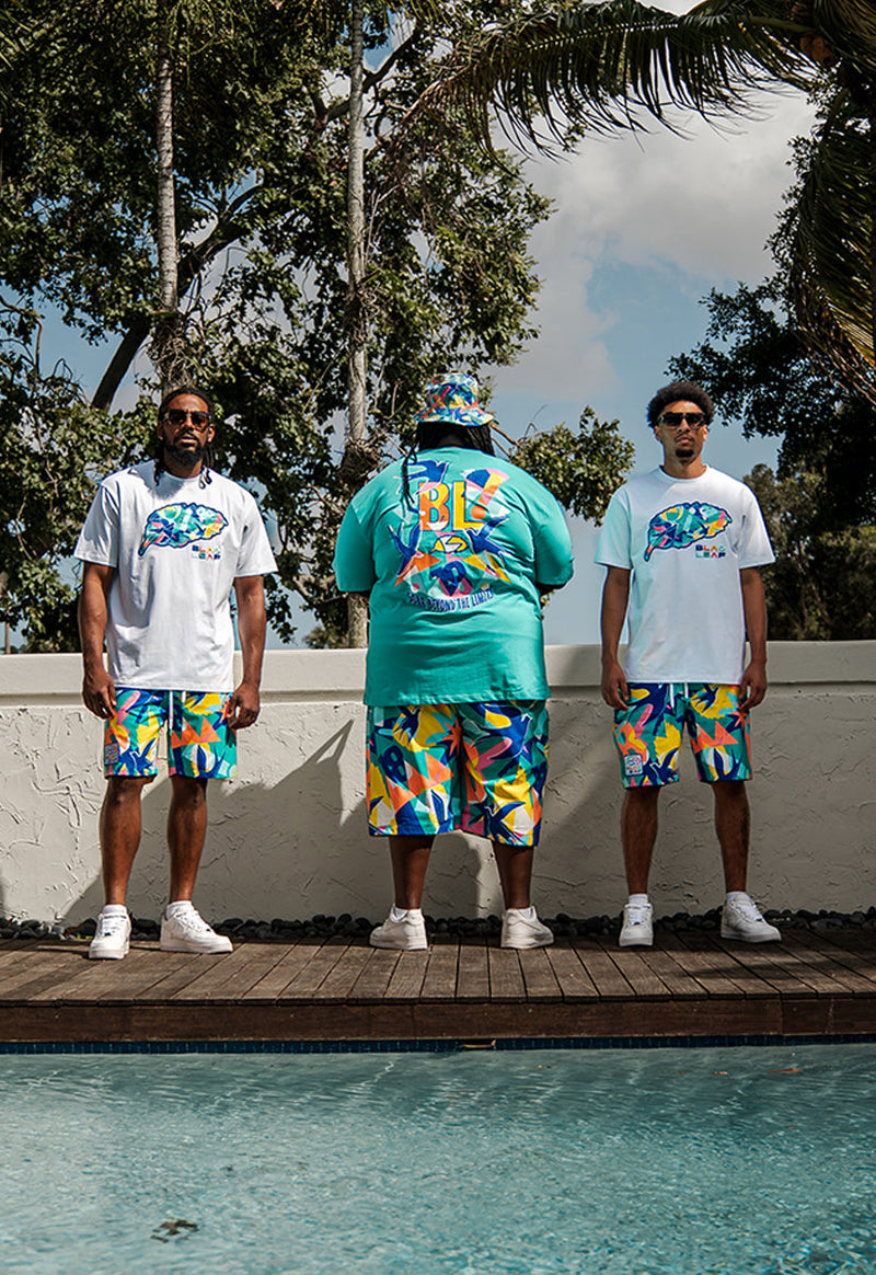 Soar Beyond Limits T-Shirt, Leaf Magnificent T-Shirt, AOP Shorts and Bucket Hat Bundle
