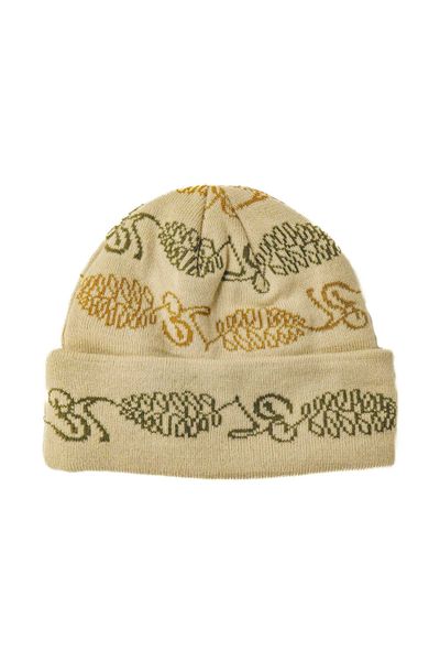 Stay Strong Jacquard Beanie Khaki Olive