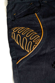 Successful Mindset Denim Pants Jet Black