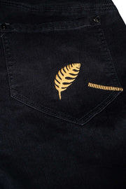 Successful Mindset Denim Pants Jet Black