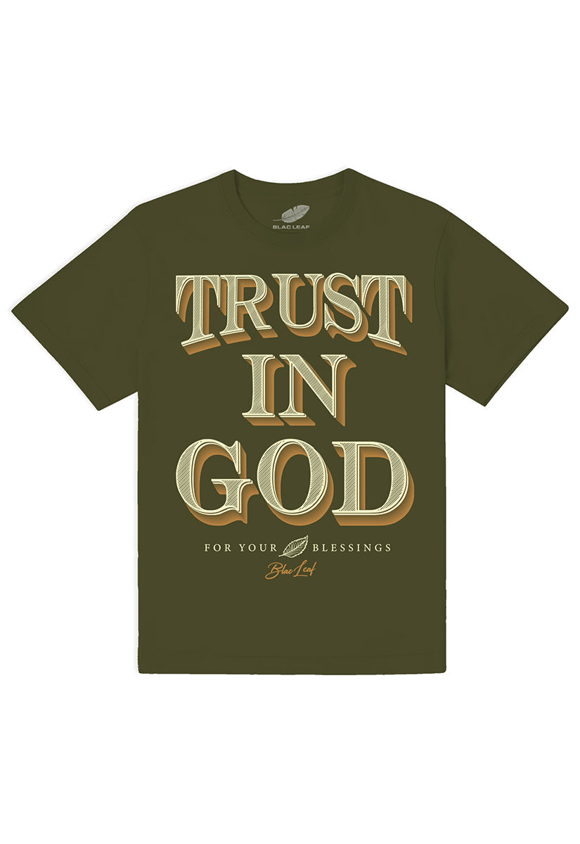 TRUST IN GOD OLIVE SHIRT