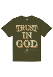 TRUST IN GOD OLIVE SHIRT