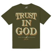 TRUST IN GOD OLIVE SHIRT