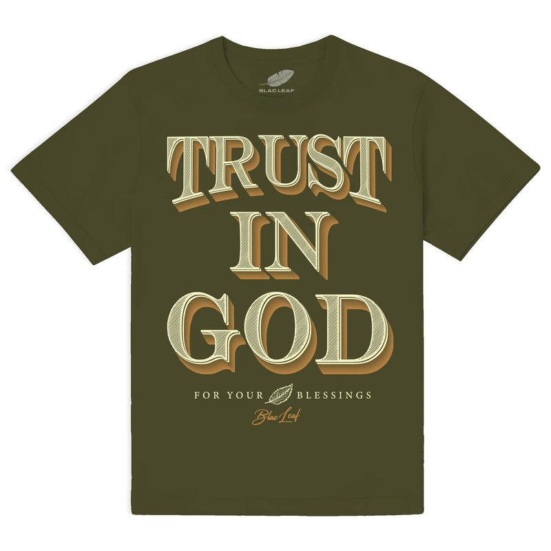 TRUST IN GOD OLIVE SHIRT