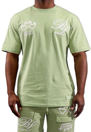 Triple Heart Sage Shirt