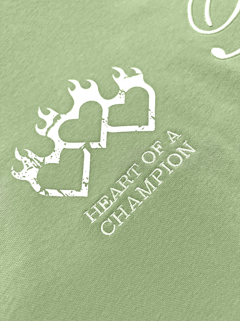 Triple Heart Sage Shirt