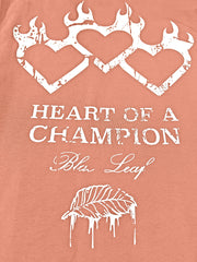 Triple Heart Salmon Shirt