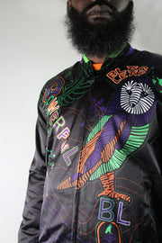 Wisdom And Legacy Satin Embroidered Jacket