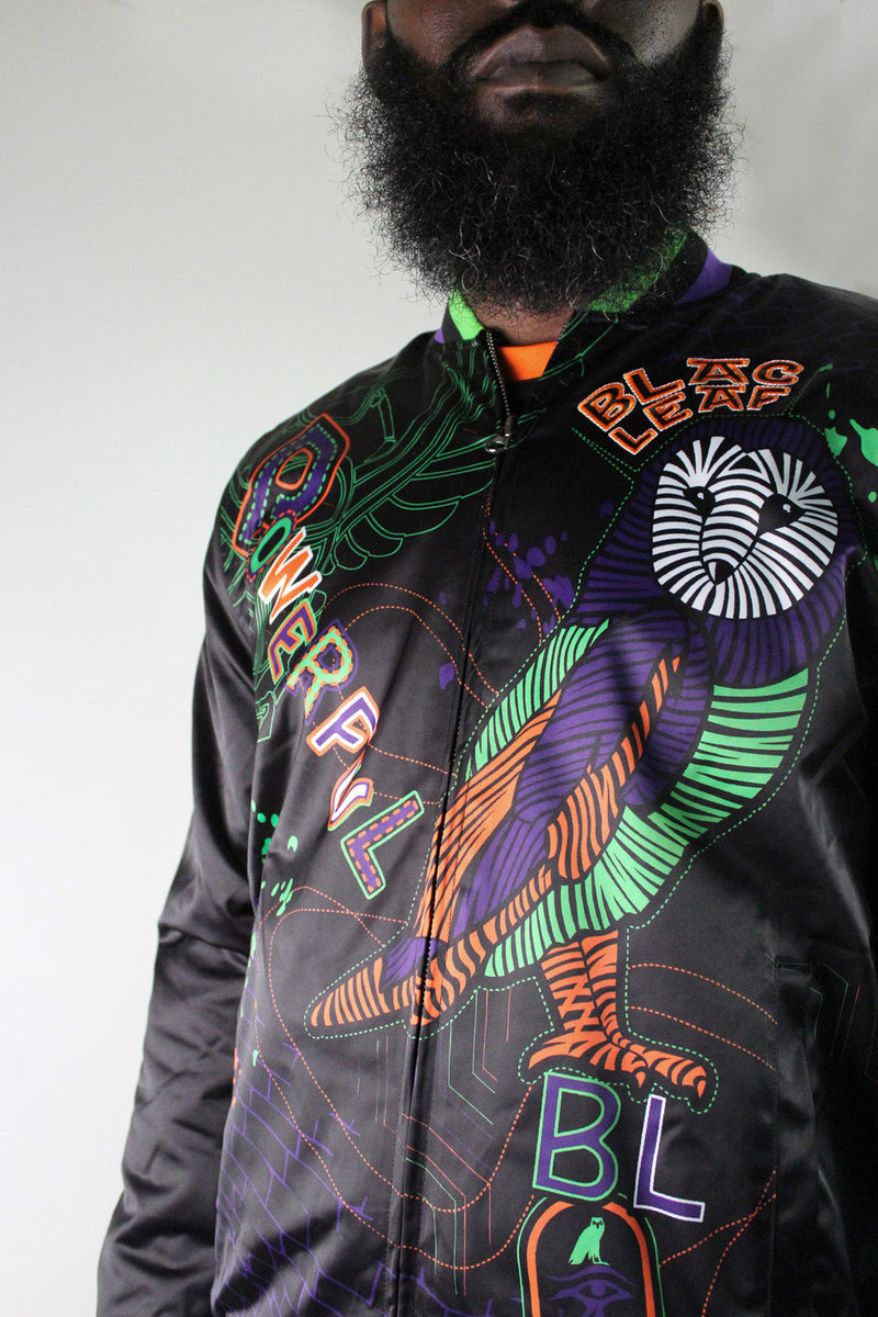 Wisdom And Legacy Satin Embroidered Jacket