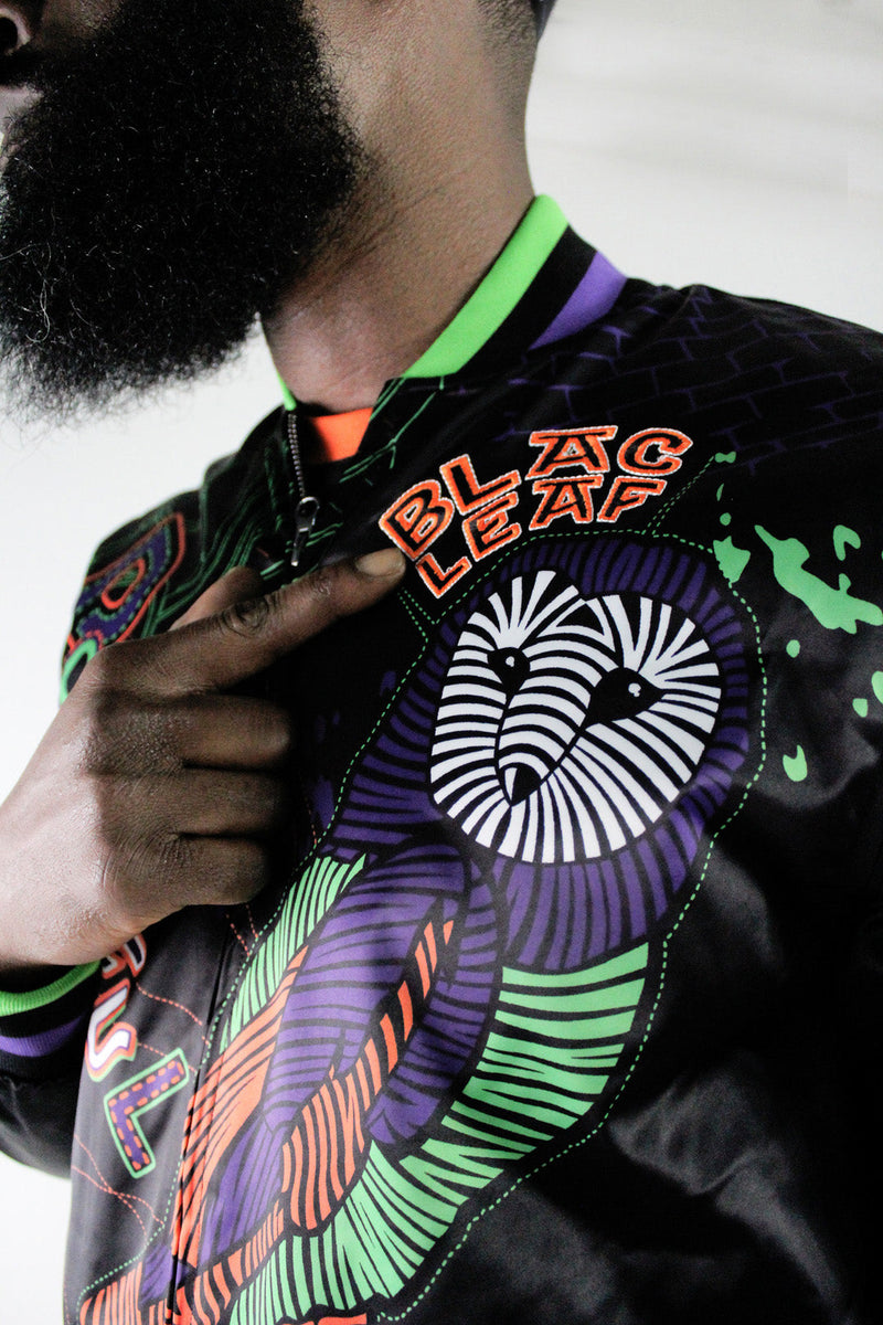 Wisdom And Legacy Satin Embroidered Jacket
