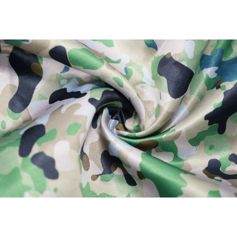 Bat Sleeve Zipper Print Coats YF 10873