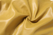 Solid Color Ruched Leather Coats DLSF K25L88954