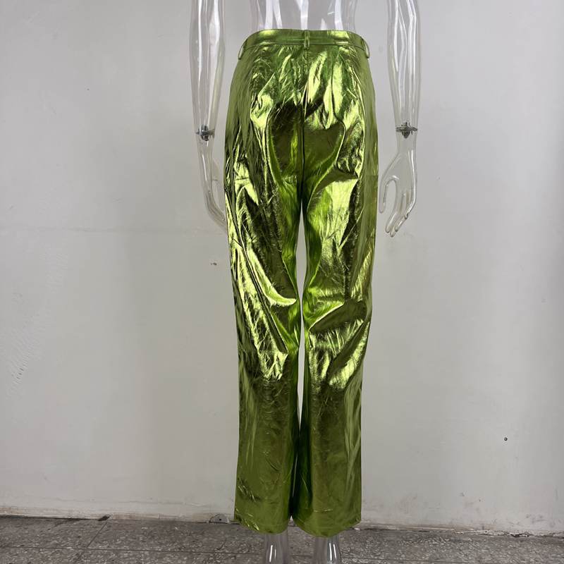 Fashion High waisted PU Leather Pants GPBY 14433P