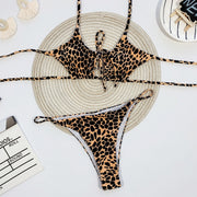 Retro Print Bikini Sexy Two Piece Sets CASF 6027