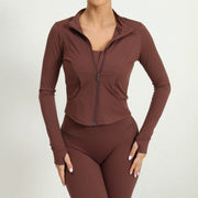 Long Sleeve Zipper Sport Coat GQSA 7521