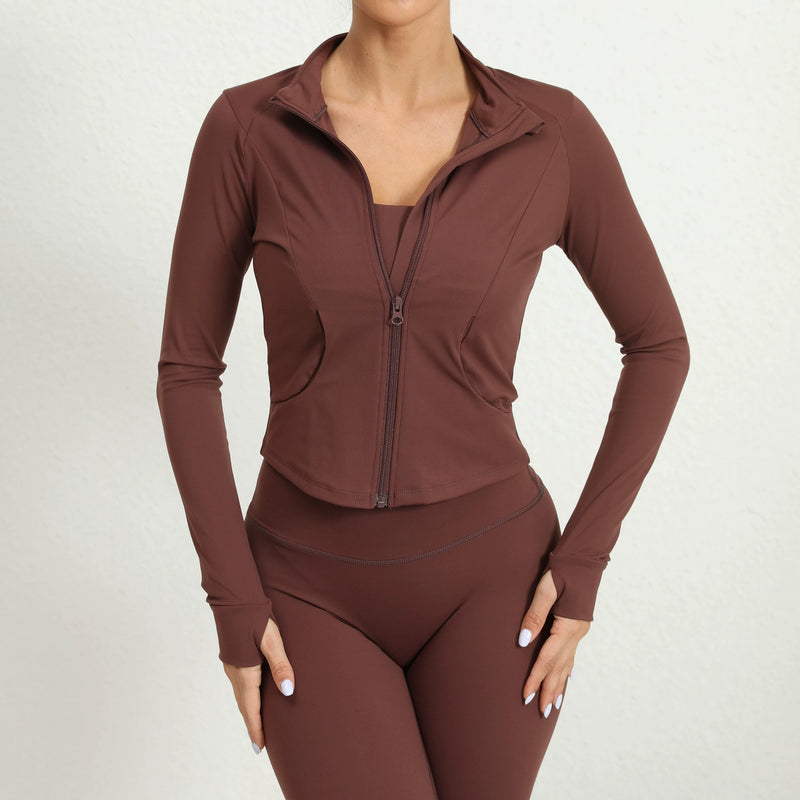Long Sleeve Zipper Sport Coat GQSA 7521