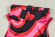 Color Block Sleeveless Maxi Dress GJYO JD305802