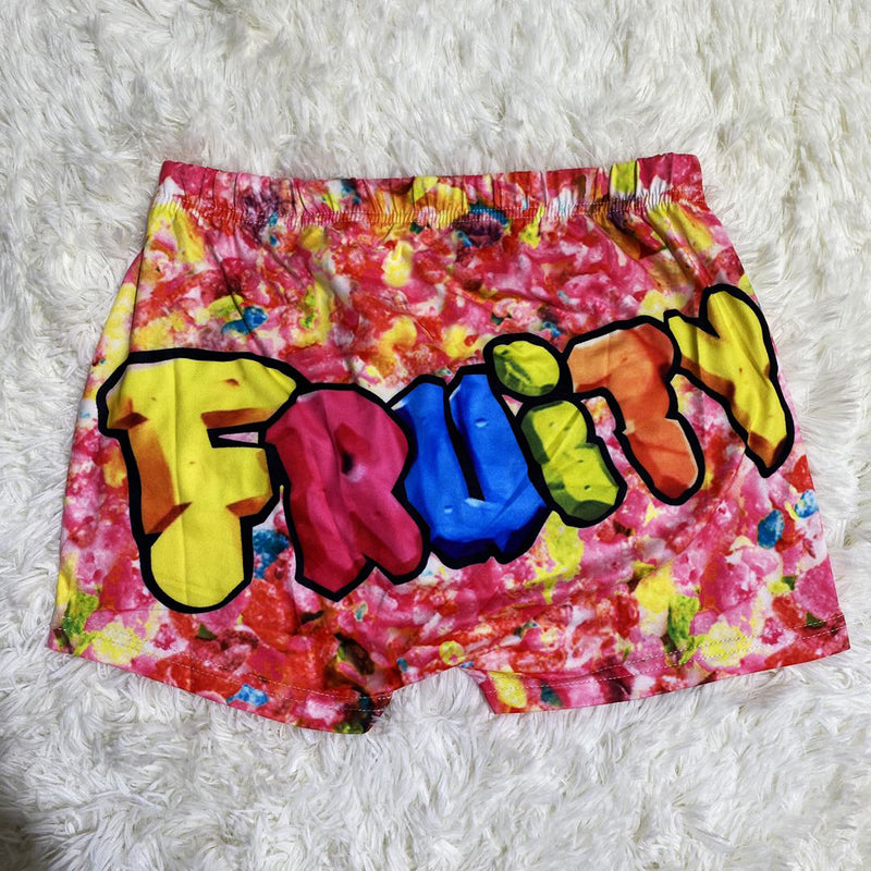 Sexy Printed Bodycon Mini Shorts SHD 9312