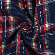 Patchwork Contrast Color Plaid Split Skirt GNZD 7993SG