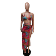 Sexy Printed Bikinis 3 Piece Sets MEM 8350