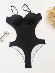 Solid Underwired Bikini One Piece Swimsuit CASF 6264