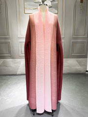 Gradient Color Loose Batwing Sleeve Robe Coats GZRF KH 0076