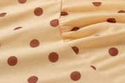 Polka Dot Print Backless Sling Mini Dress GXIY K26L2640