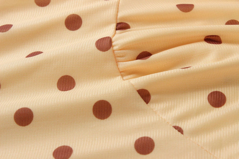 Polka Dot Print Backless Sling Mini Dress GXIY K26L2640