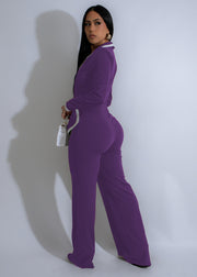 Color Block Tie Up Long Sleeve Jumpsuit SFY 2794