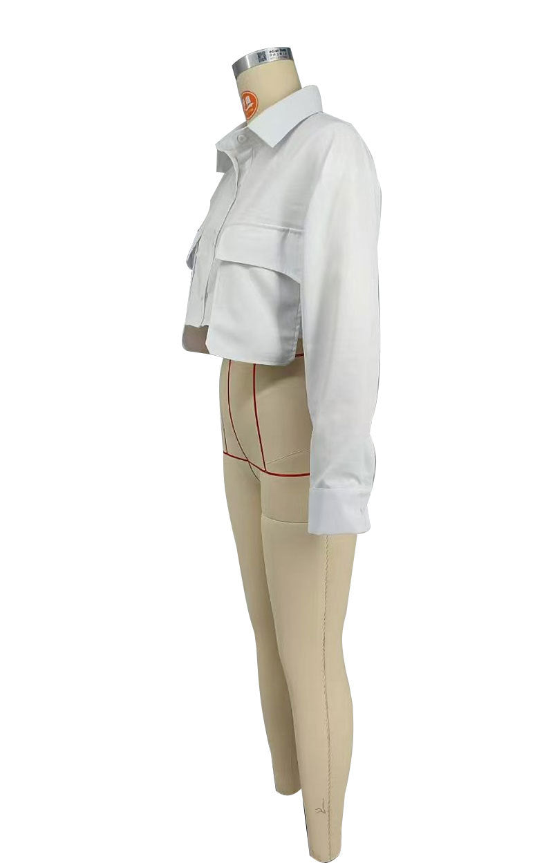 Solid Color Long Sleeve Shirt XHXF 969