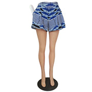 Casual Printed Wide Leg Shorts Without Top GDYF 6925