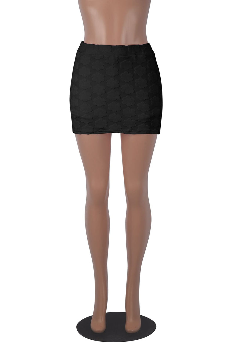 Fashion Solid Color Mini Skirt MZ 2866
