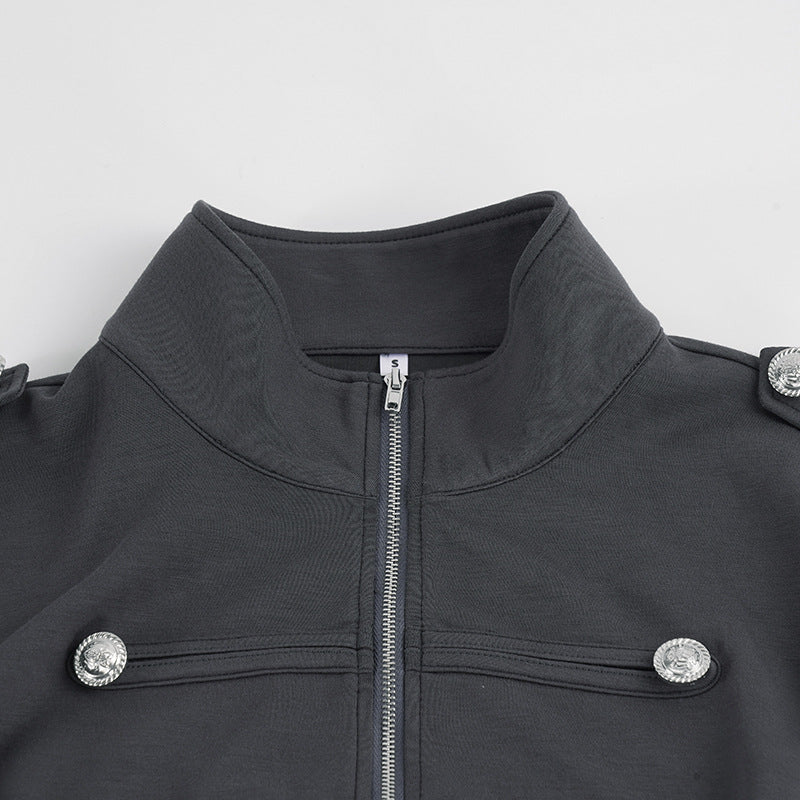 Double breasted Long Sleeve Jackets GPKJ MR51294
