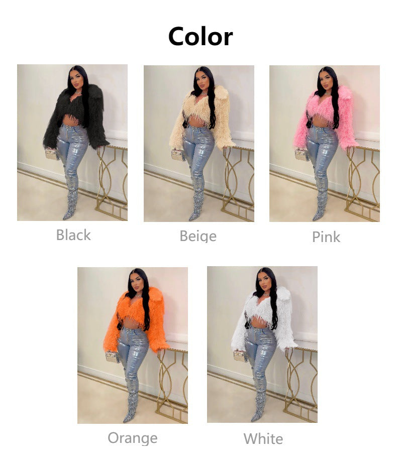 Sexy Faux Fur Short Coat ZSD 0651