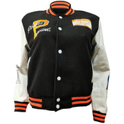 Thickened Embroidered Color Block Baseball Jacket CM 001
