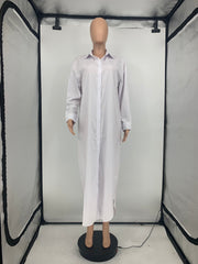 Solid Full Sleeve Casual Long Shirt GLF 10077