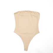 Solid Color Sleeveless Bodysuit And Short 2 Piece Set GDSF Y25ST545