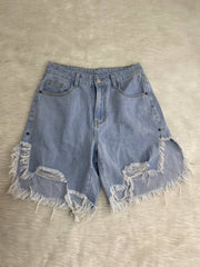 Tassel Holes Denim Short LSD 2419