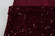 Sequin Patchwork Sling Mini Dress GWSD D1995142