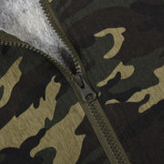 Camouflage Zipper Long Sleeve Stand Up Jacket GNZD 9527TD