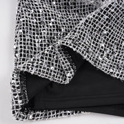 Sequin Ruched Slim Mini Skirts GPKJ MR47638