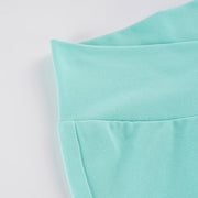 Solid Color Wide Leg Knits Pants GPKJ MR50455