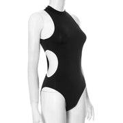 Sleeveless Hollow Out One Piece Swimsuit GDSF Q25BS119