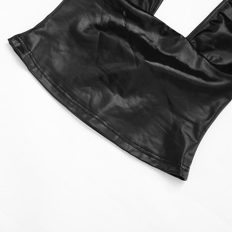 Halterneck Tie Up Tight Seventh Jumpsuit MXBF Y26ST239