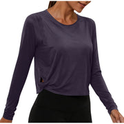Solid Color Long Sleeve T Shirt GYZY 6703