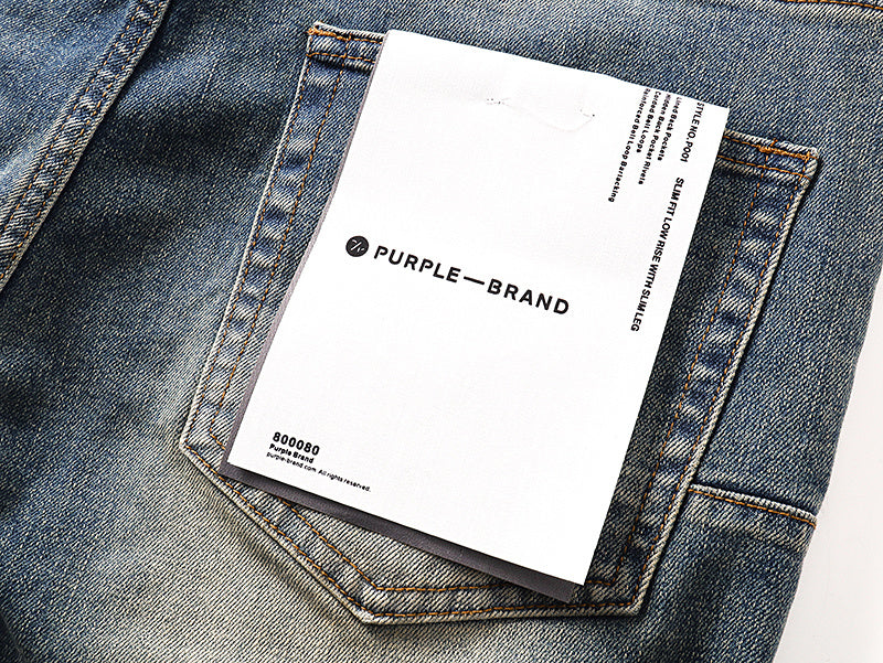 Brand purple jean woman 46