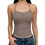 U Neck Solid Color Tank Top GYZY 6705