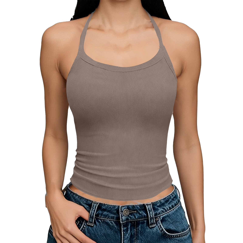 U Neck Solid Color Tank Top GYZY 6705