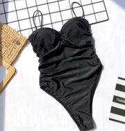 Sexy Print Sling One Piece Swimsuit CSYZ B07