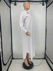 Solid Full Sleeve Casual Long Shirt GLF 10077
